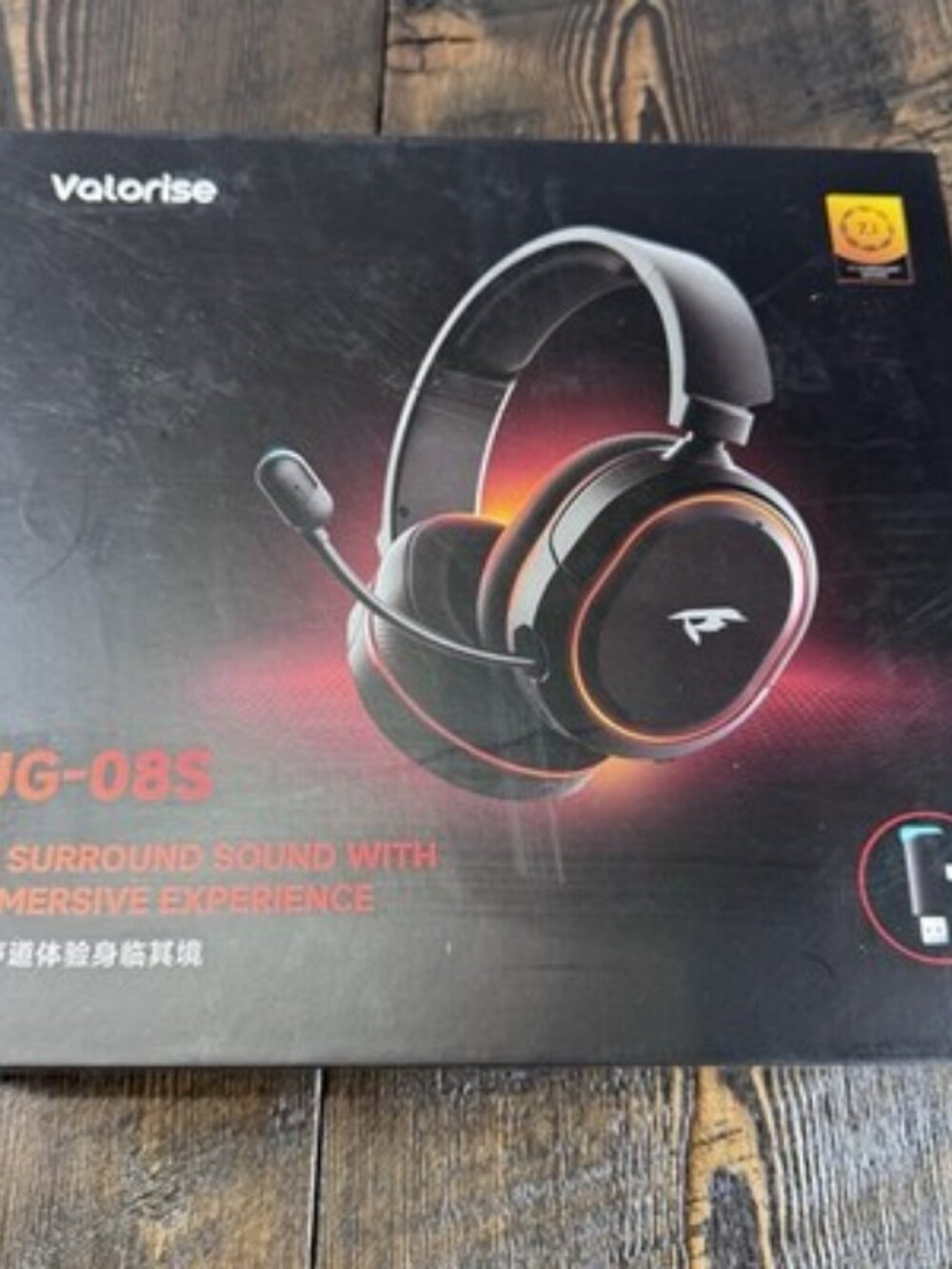 Valorise Wireless Gaming Headset, 7.1 Surround Sound